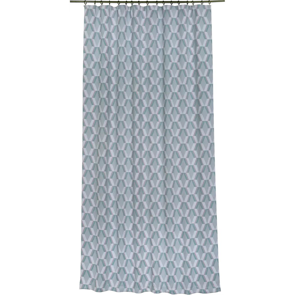 Штора на ленте «Карлин Сканди», 200х260 см, цвет серый SEASONS STLM-2179978