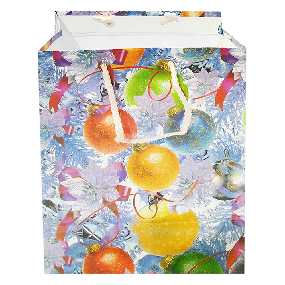 Пакет бумажный «Ёлочные шарики» 23х18 см Santreyd STLM-2169175