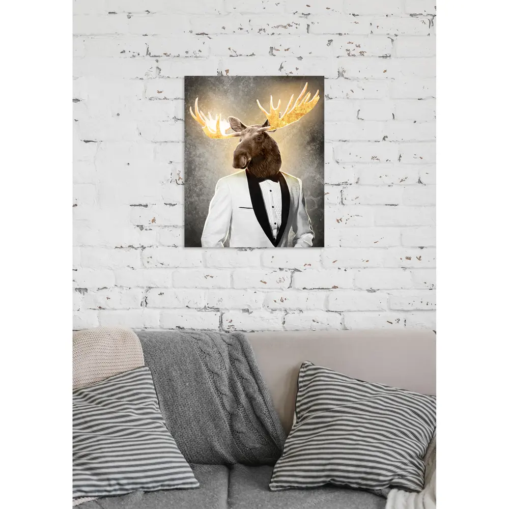 Картина на холсте Лось 40х50 см Santreyd STLM-2061242 - Вид №3