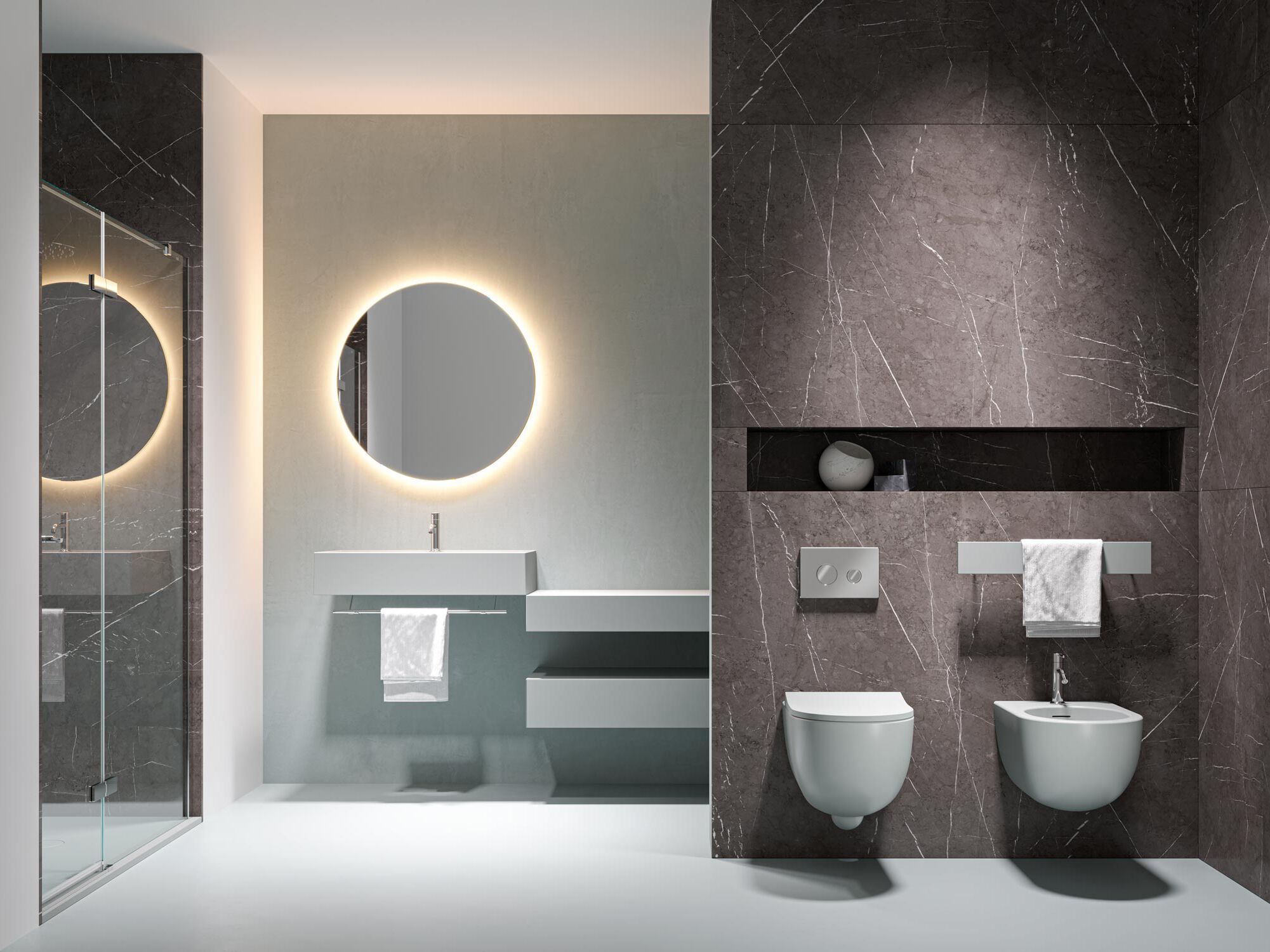 Керамические подвесные сантехники Domus Falerii несколько ARCH-00023840 - Вид №2