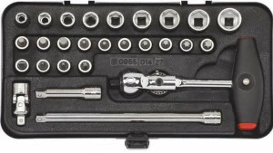 Würth Набор торцевых ключей 1/4, 27 шт. Assortimenti chiavi a bussola 096501427