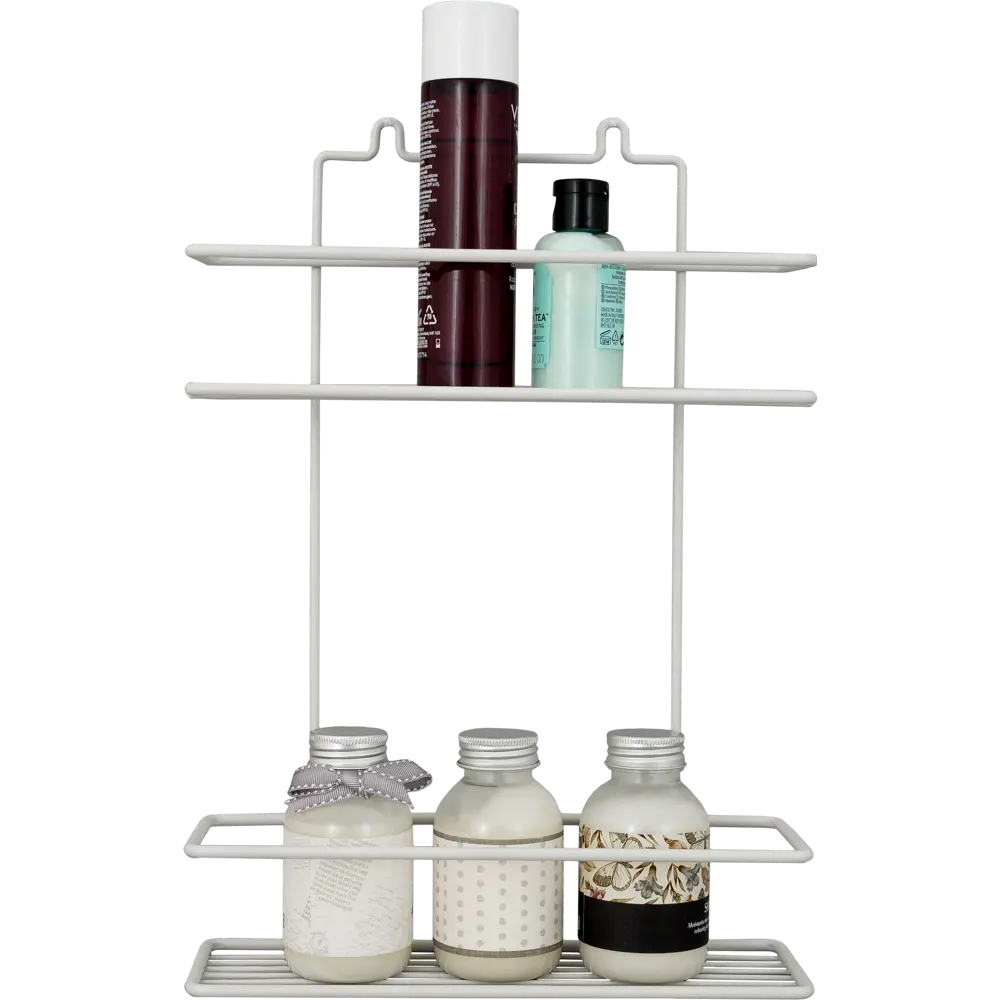 Полка для ванной 25x8.5x36.5 см цвет белый Santreyd Ferro STLM-2008382 - Вид №3