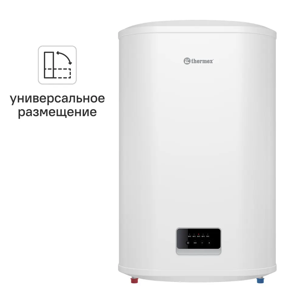 Накопительный водонагреватель электрический 80 л Thermex Bravo 151 074 2 кВт нержавеющая сталь мокрый ТЭН STLM-2051195