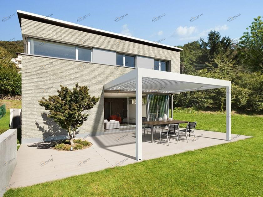 GIBUS Пристроенная пергола с регулируемыми жалюзи sun-id-1398920