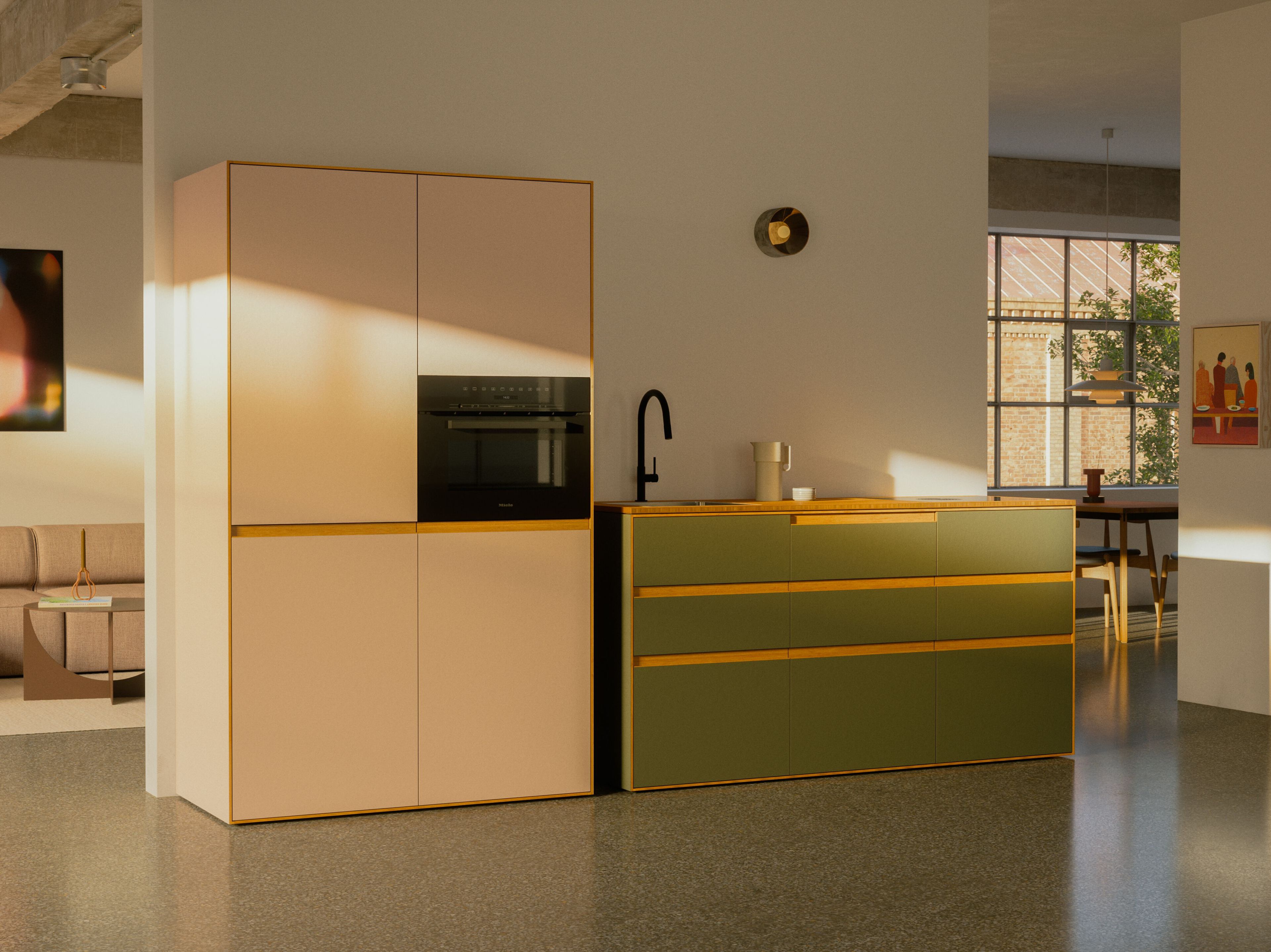 Встроенная кухня Neuvermoebelt TINY KITCHEN "HOME" ARCH-00150467 - Вид №1