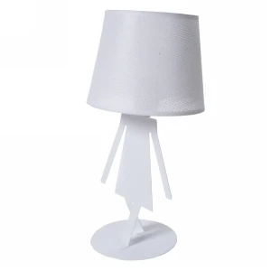 Настольная лампа Леди 1xE27х60 Вт, ткань/металл, цвет белый