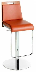 Angel Cerdá Поворотный барный стул из кожзаменителя с регулируемой высотой New chair 4072 f3179al