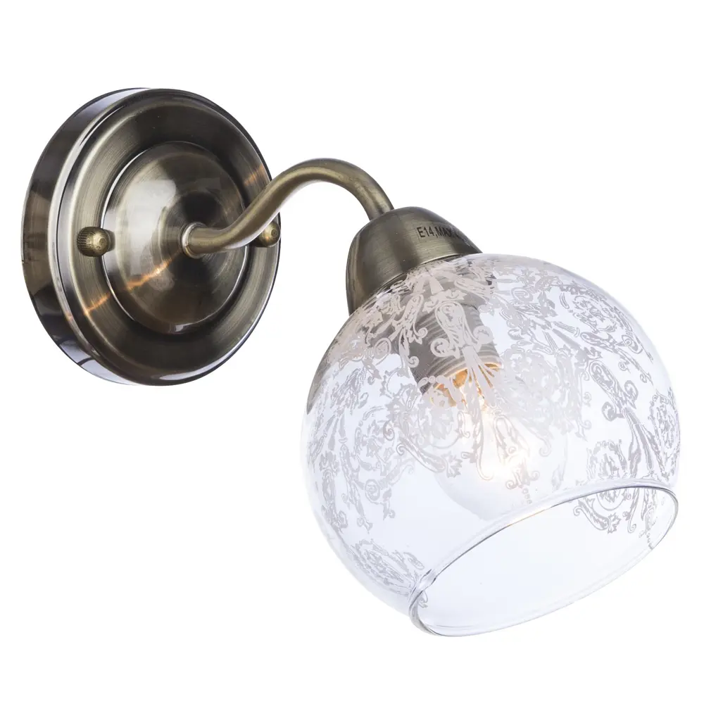 Бра Martina 1xE14x40 Вт, цвет бронза Arte Lamp STLM-2101687 - Вид №1