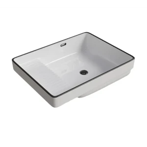 Раковина Slim White-Black накладная на столешницу 56.5x43 см 89316159 STLM-2001300