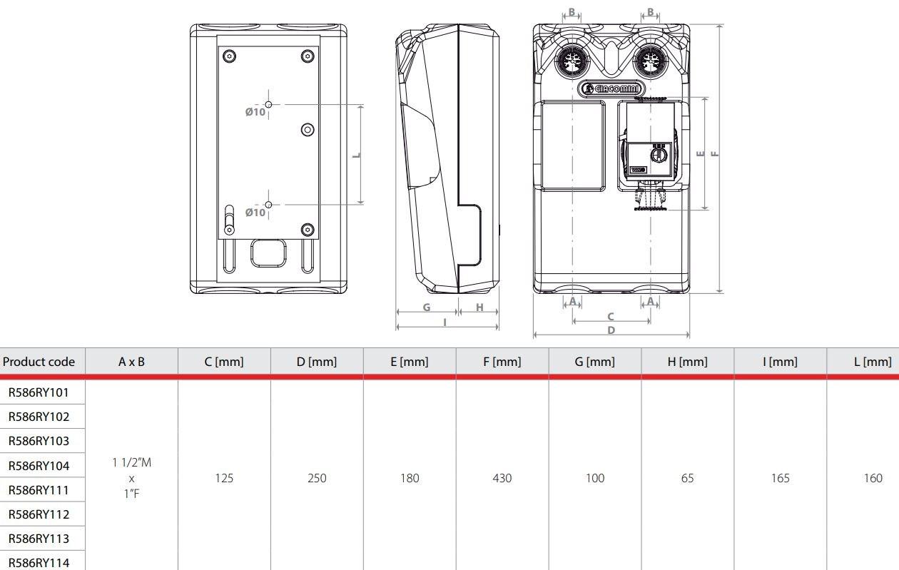 Giacomini Группа распределения / регулирования sun-id-1384064 - Вид №1