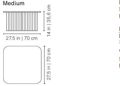 Мраморный низкий квадратный журнальный столик и стальная основа RS Barcelona Plec ARCH-00047733 - Вид №8