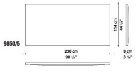 Maxalto Двуспальная кровать из ткани с мягким изголовьем Bauci sun-id-1489264 - Вид №7