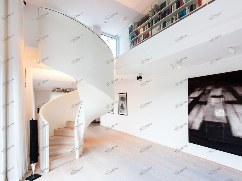 Siller Treppen Самонесущая винтовая лестница из Corian® Tornado sun-id-1389572