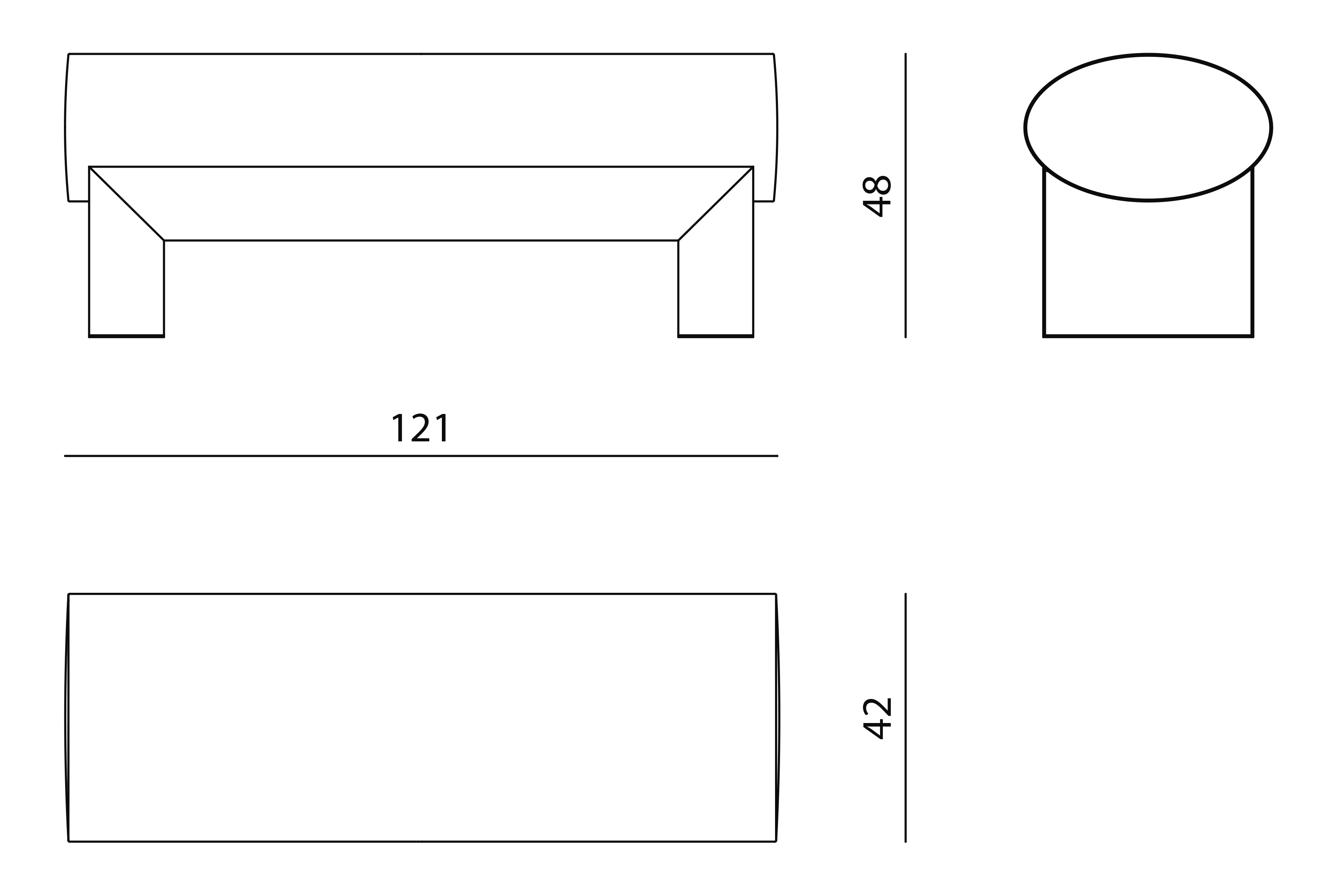 Freddie Скамейка для улицы Visionnaire  - Вид №5