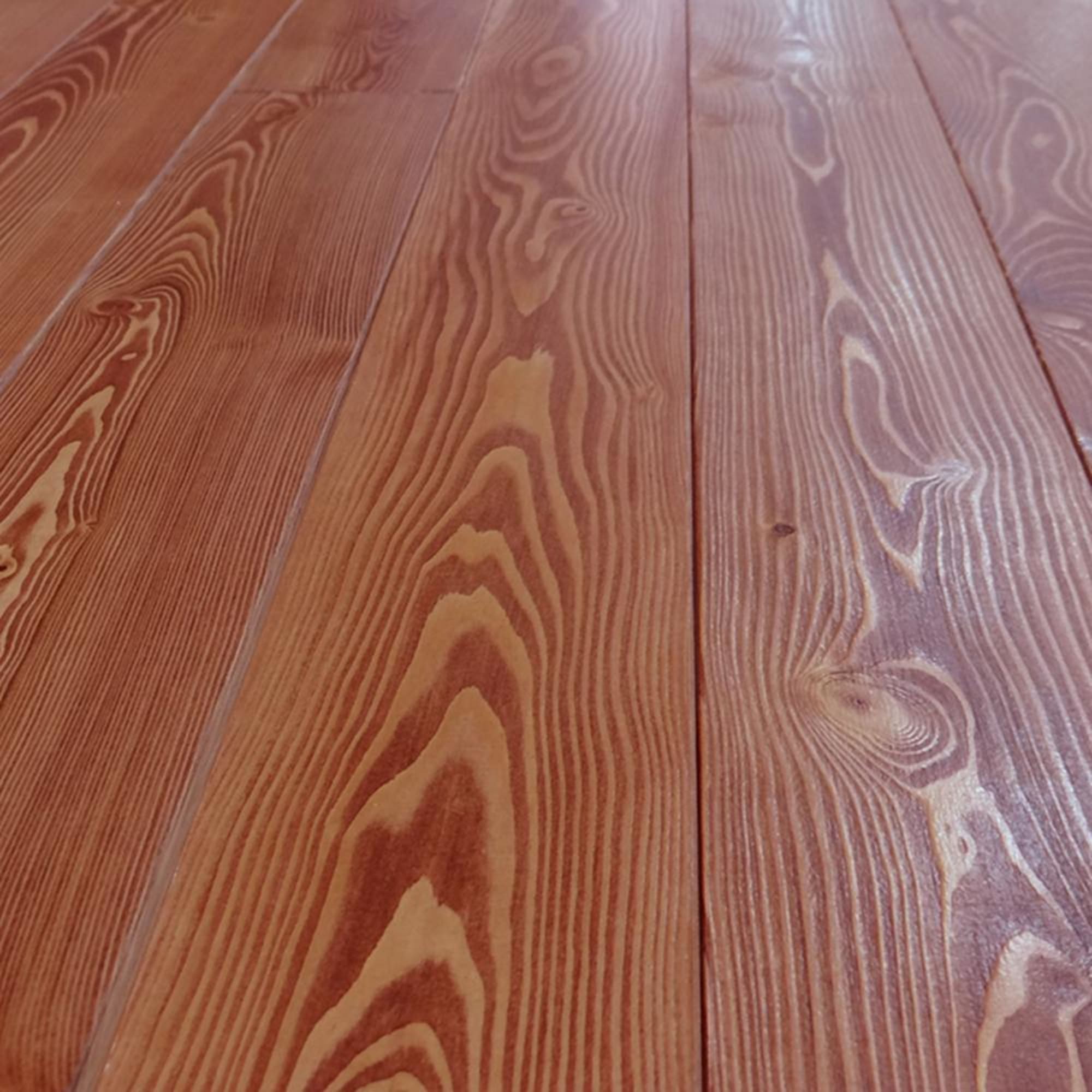 Массивная доска "Махагон" 15 мм лиственница рустик УФ-лак 2.184 м² PARCHETTO 90345661 - Вид №2