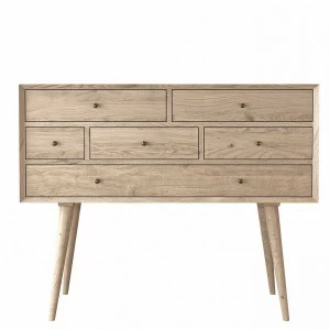 Комод в прихожую бежевый на высоких ножках Jordan FURNITERA ДИЗАЙНЕРСКИЕ 120323 Бежевый;дуб сонома