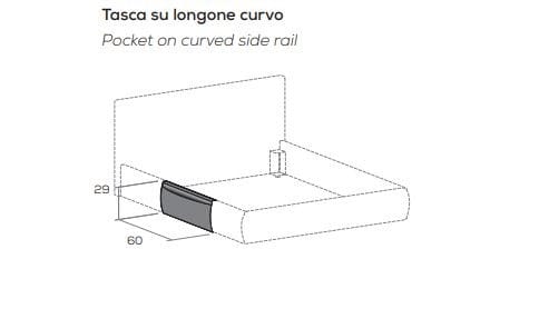 Съемная мягкая двуспальная кровать Nidi SWELL ARCH-00142416 - Вид №3
