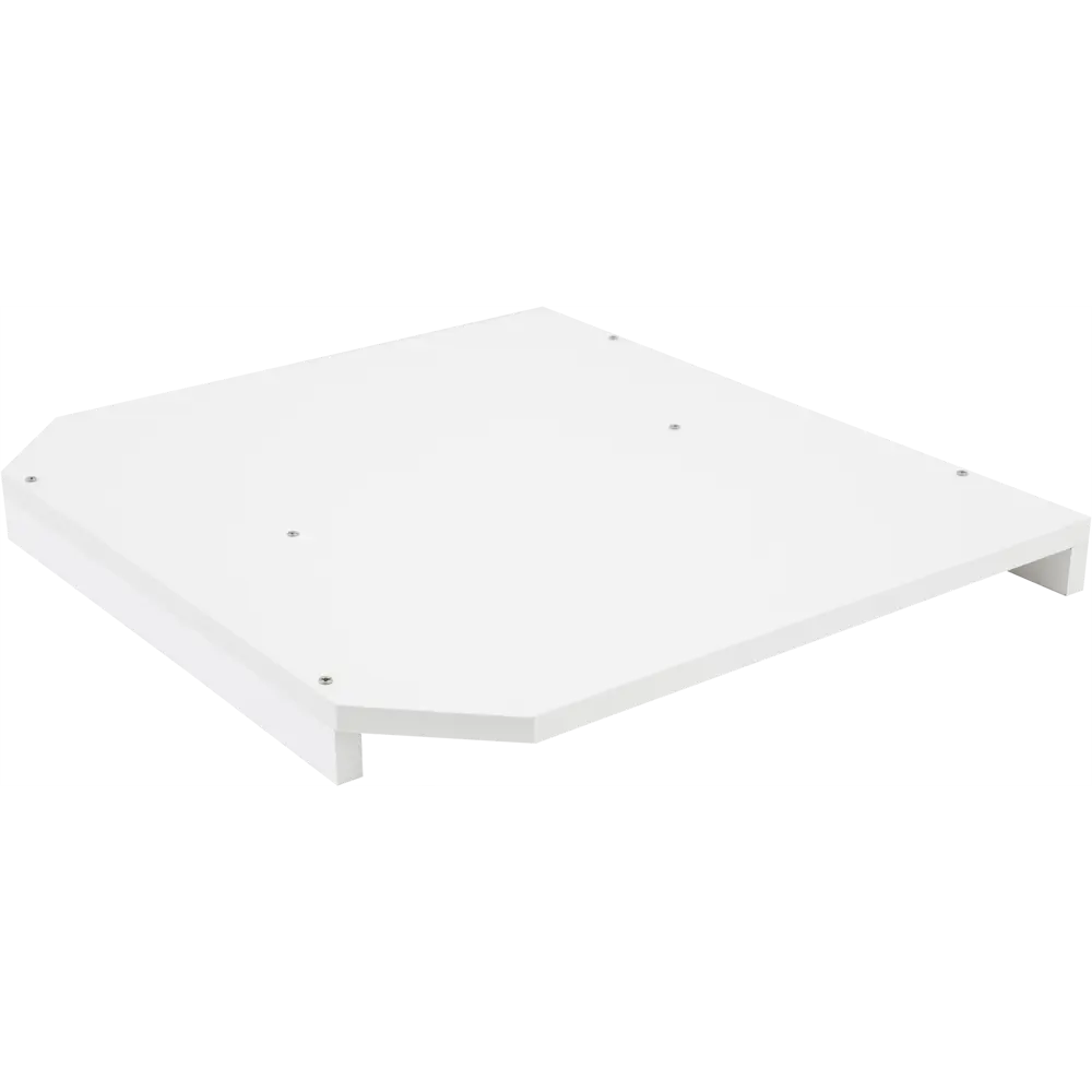 Подставка под холодильник 56x5x51 см KONSENSA ЛДСП цвет белый STLM-2014039