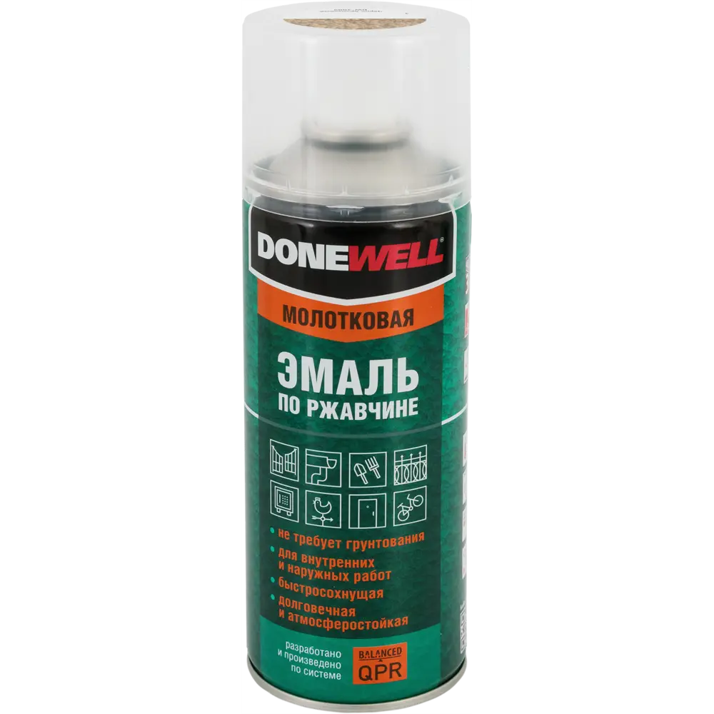 Эмаль по ржавчине Donewell цвет чёрно-бронзовый 0.52 л KUDO STLM-2070206