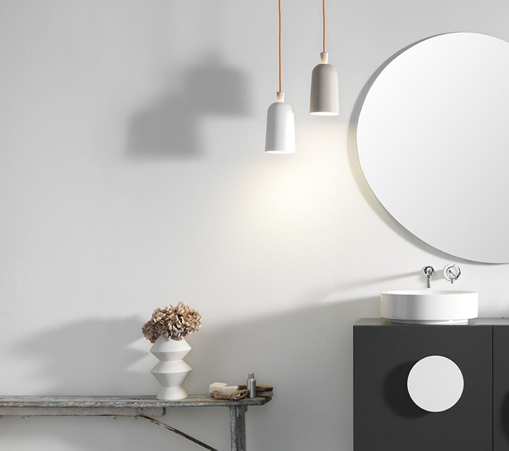 Ex.T Fuse Small Подвесной светильник белый с оранжевым проводом EXFUSEPAR/BI - Вид №4