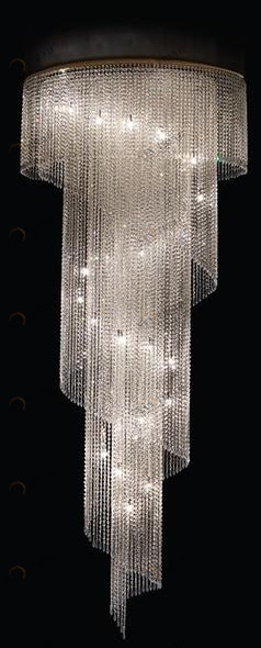 MULTIFORME Подвесной светильник из хрусталя ручной работы Spyral sun-id-1504514