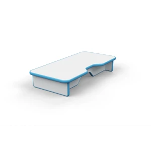 91347104 Подставка для монитора и акустической системы Vmmgame BS-1WBE 73x12x33 см ЛДСП белый/синий STLM-1476079