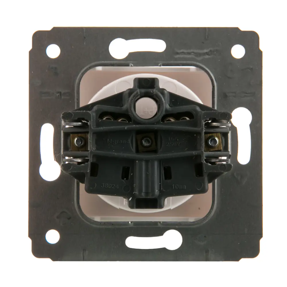 Розетка встраиваемая Legrand Cariva без заземления, цвет белый STLM-2161913 - Вид №1