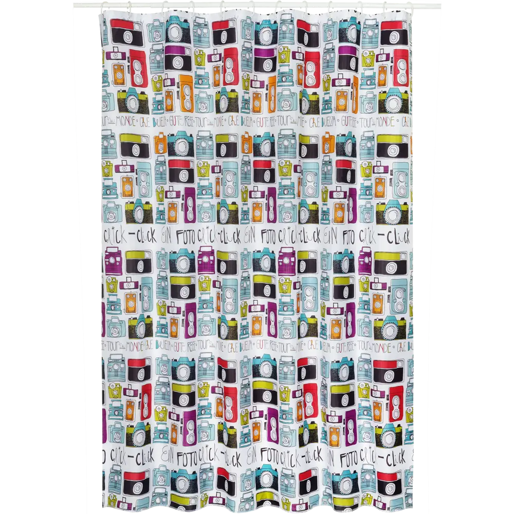 Штора для ванны Cameras, 180х180 см, полиэстер BATH PLUS Без серии STLM-2010899 - Вид №1