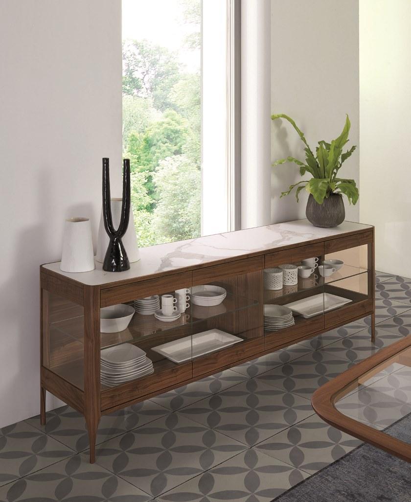 Oliver B. Комод из дерева и стекла с распашными дверцами Oliver b. casa Ch1000 - Вид №1