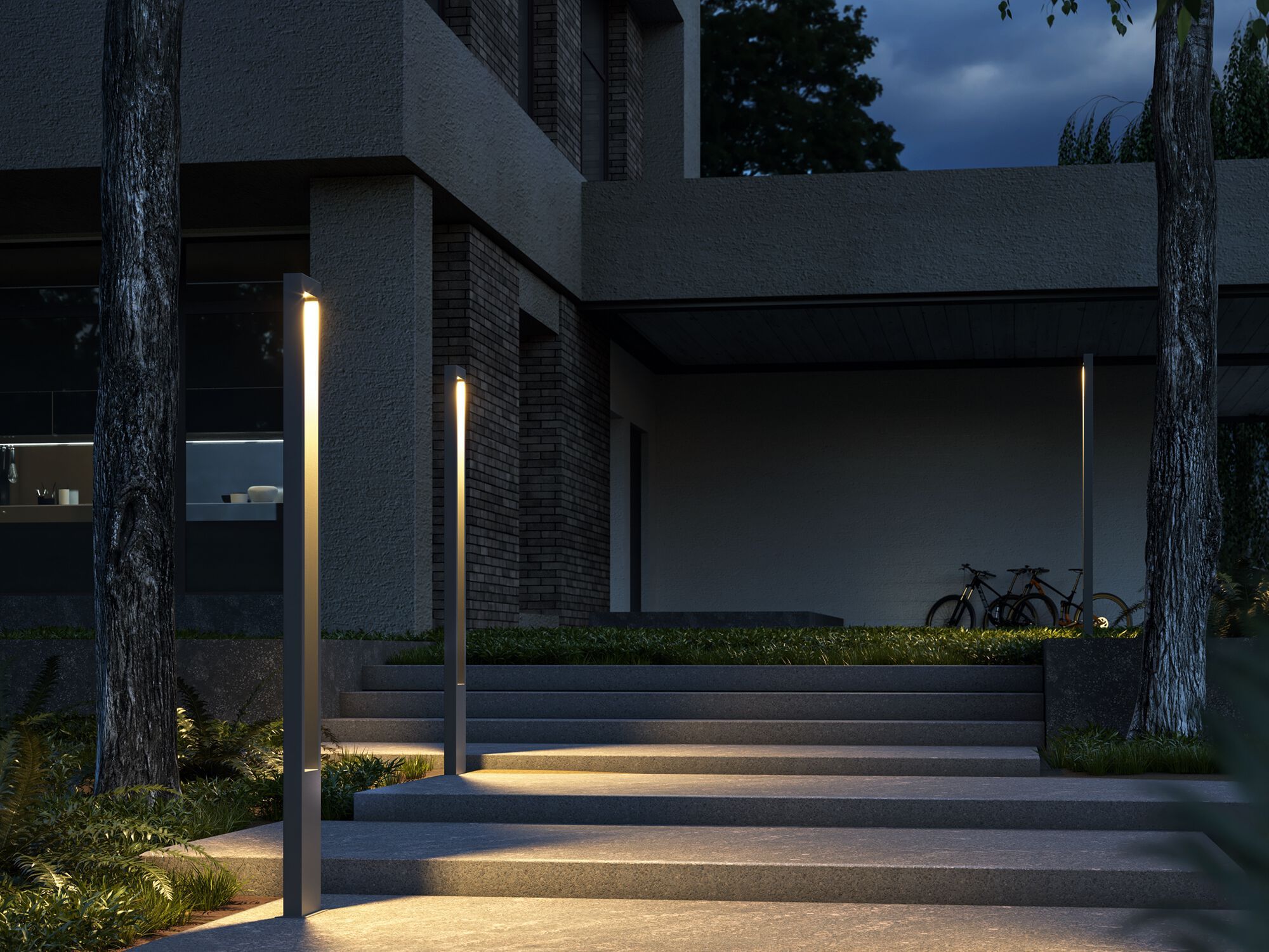 Металлический светодиодный световой столб Maytoni Bonn ARCH-00134980 - Вид №2