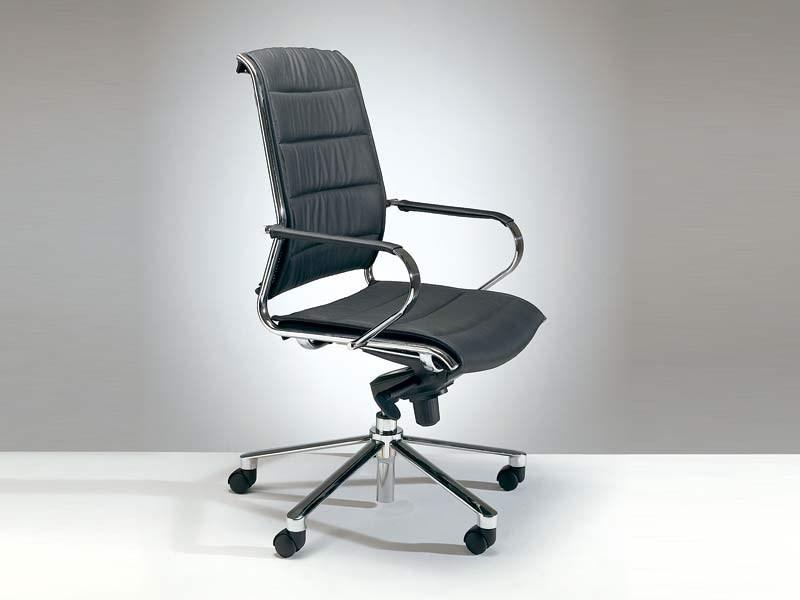 MASCAGNI Кожаное кресло для руководителя с регулируемой высотой и подлокотниками A100 sun-id-1402762 - Вид №1