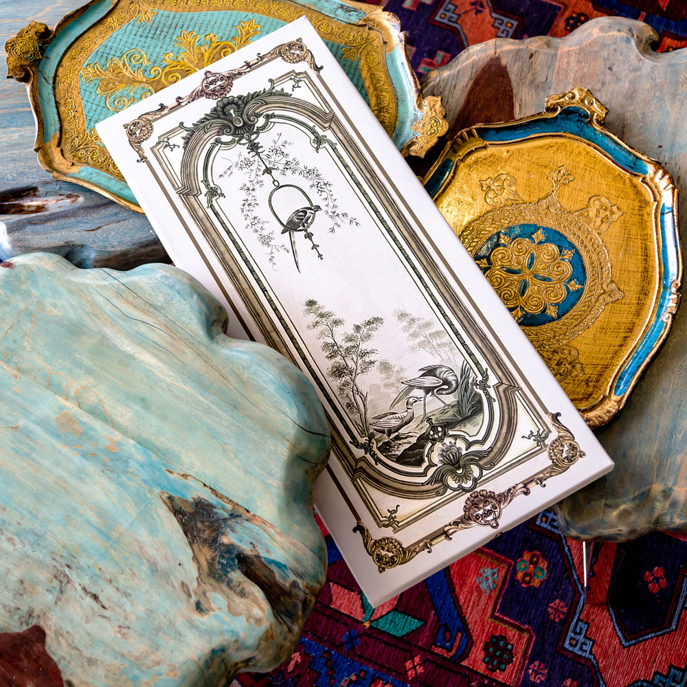 6111227 Картина «Шинуазри, часть 1» (холст, галерейная натяжка) Object Desire  - Вид №3