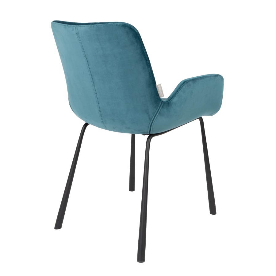 Кресло Brit бирюзовое минимализм Zuiver 1200144 - Вид №6