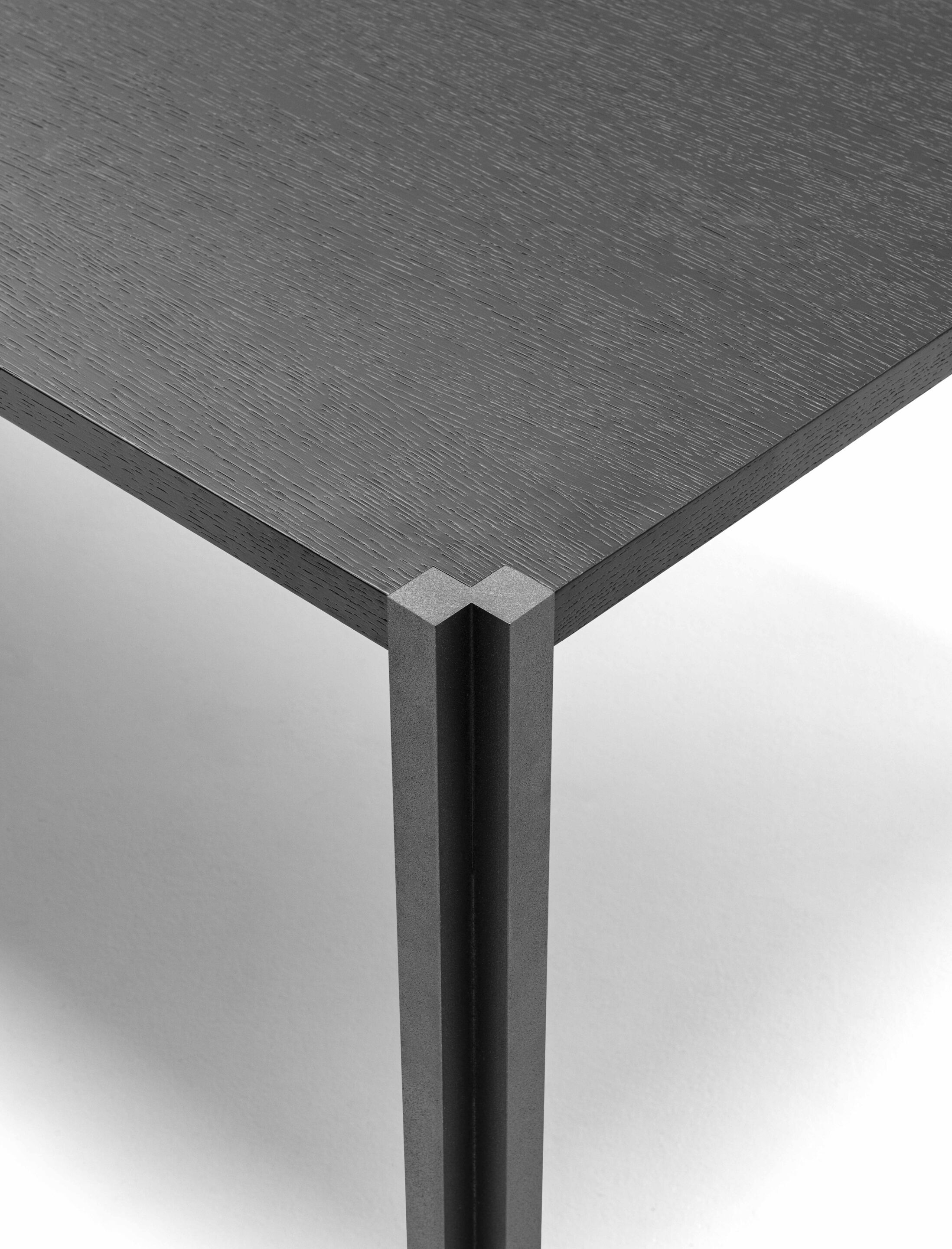 Алюминиевый и деревянный квадратный обеденный стол Living Divani GRAFT ARCH-00069752 - Вид №2