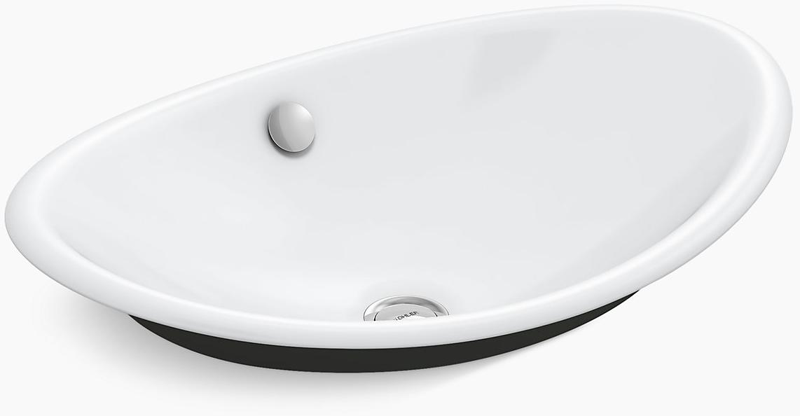 K-5403-P5-0 Накладная раковина на столешницу  прямоугольная Kohler 