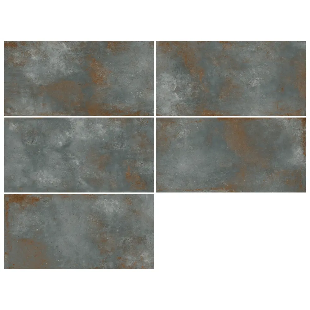 Керамогранит Incolor Titanium Green Matt 120x60 см 1.44 м² матовый цвет темно-серый Metal STLM-2011613 - Вид №3