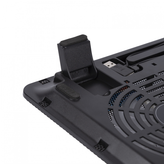 IP23 laptop cooling black (17,3"", 2x(125x125), plastic+metal mesh) STM Santreyd  - Вид №8