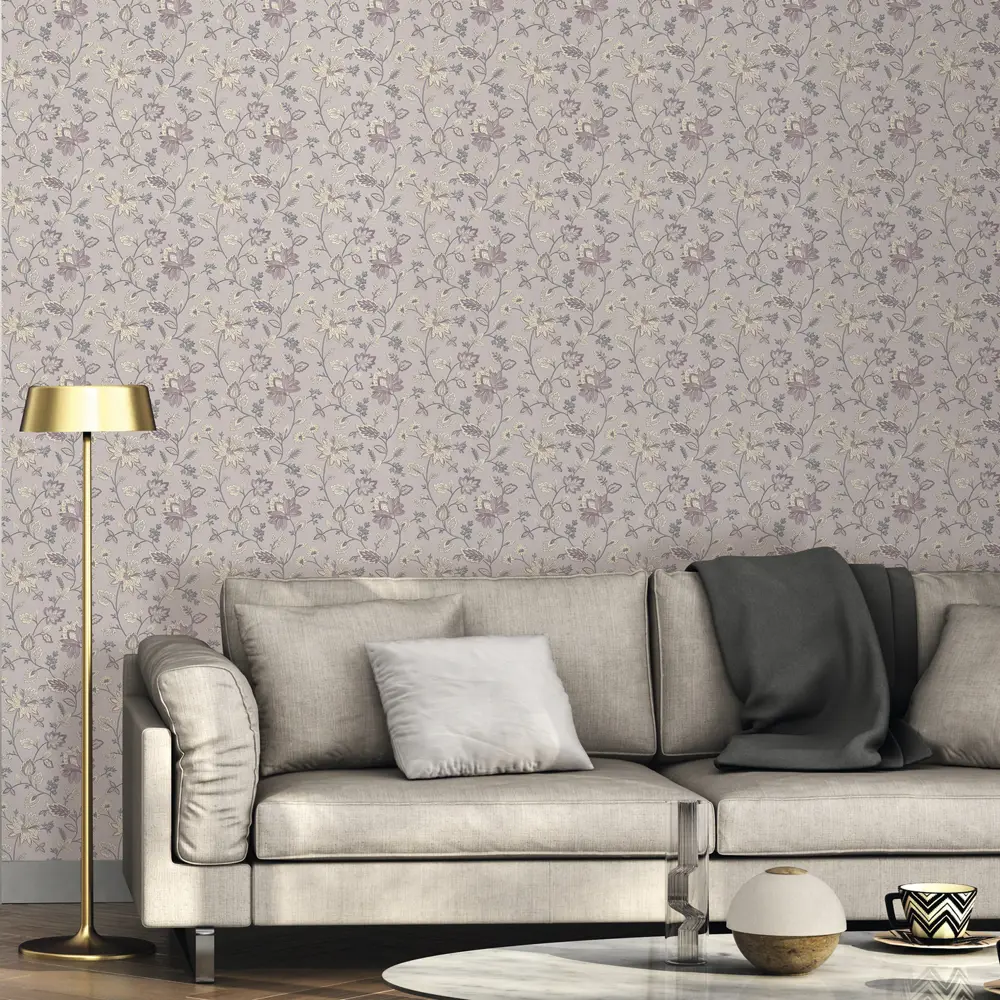 Обои флизелиновые Rasch Art Nouveau сиреневые 1.06 м RA958232 STLM-2041963 - Вид №2