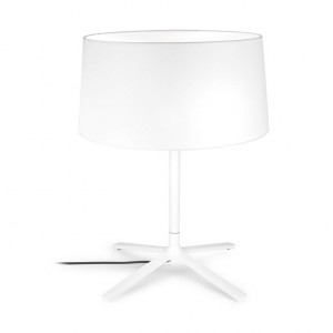 086298 Настольная лампа белая Leds C4 Hall