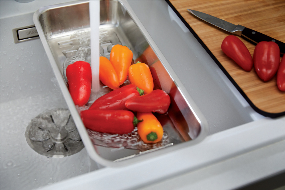 523944 Кухонная мойка Blanco Zenar XL 6 S чаша справа антрацит  Blanco Zenar Антрацит - Вид №6