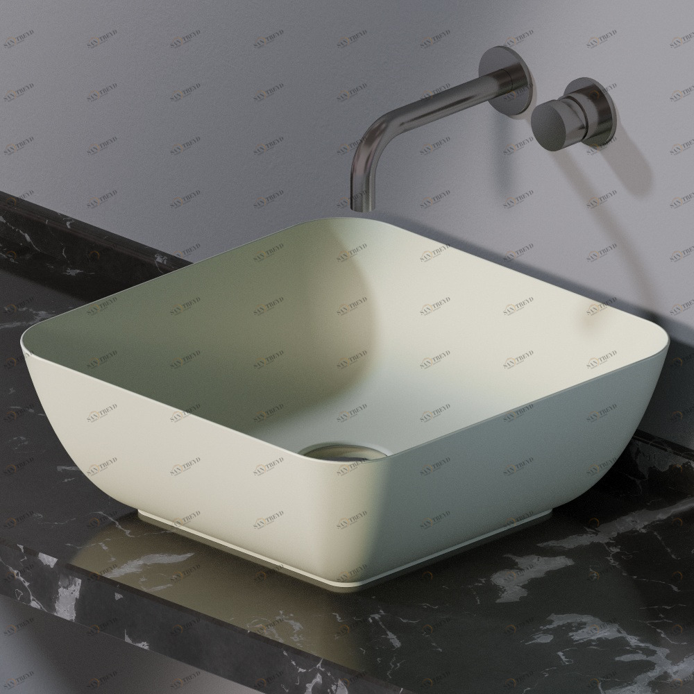 L602130 Накладная раковина на столешницу  прямоугольная A. e T. Italia ELITE AeT ITALIA