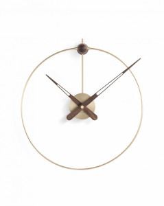 094545 Настенные часы латунь Nomon Micro Anda