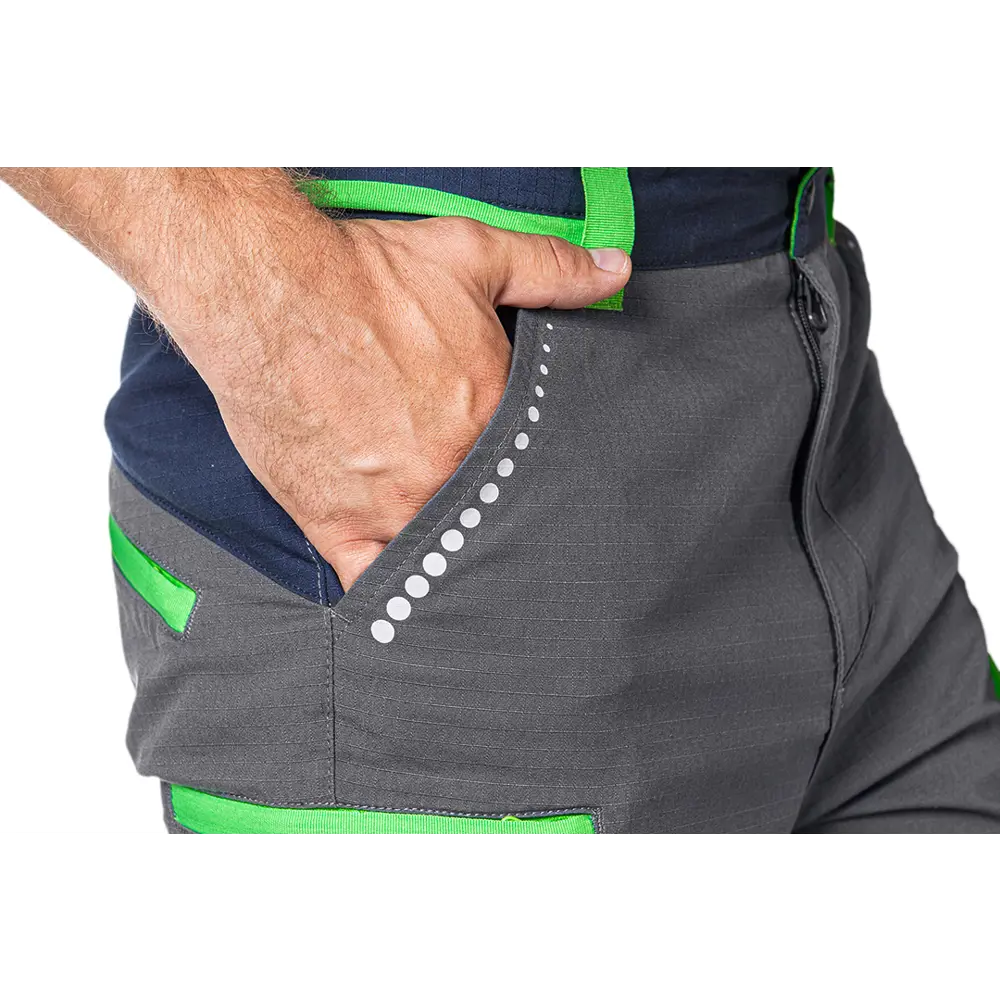 Брюки рабочие Neo Tools Premium серые/темно-синие/зеленые хлопок размер XS рост 172-175 STLM-2166704 - Вид №2