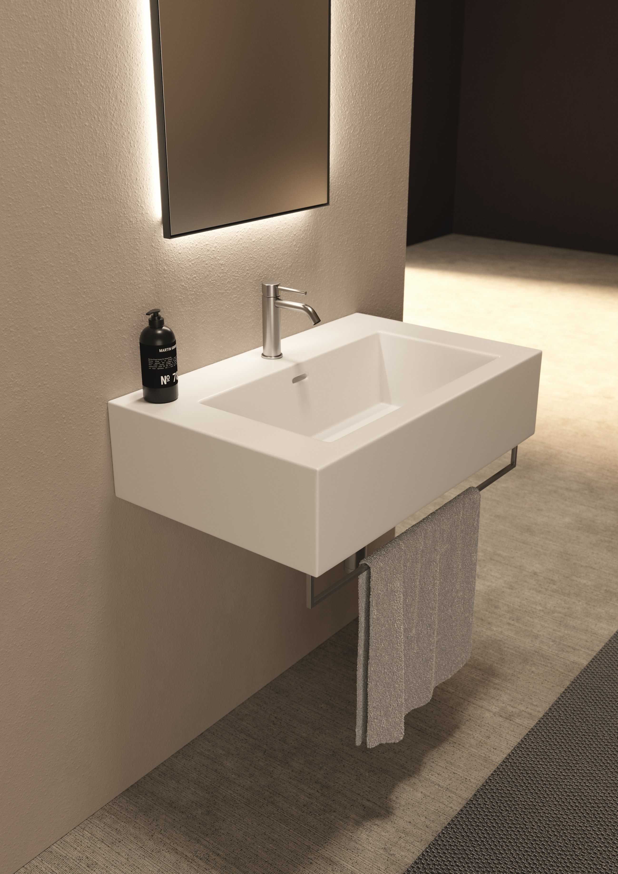 Керамическая прямоугольная подвесная раковина Alice Ceramica ARCH-00116397 - Вид №4