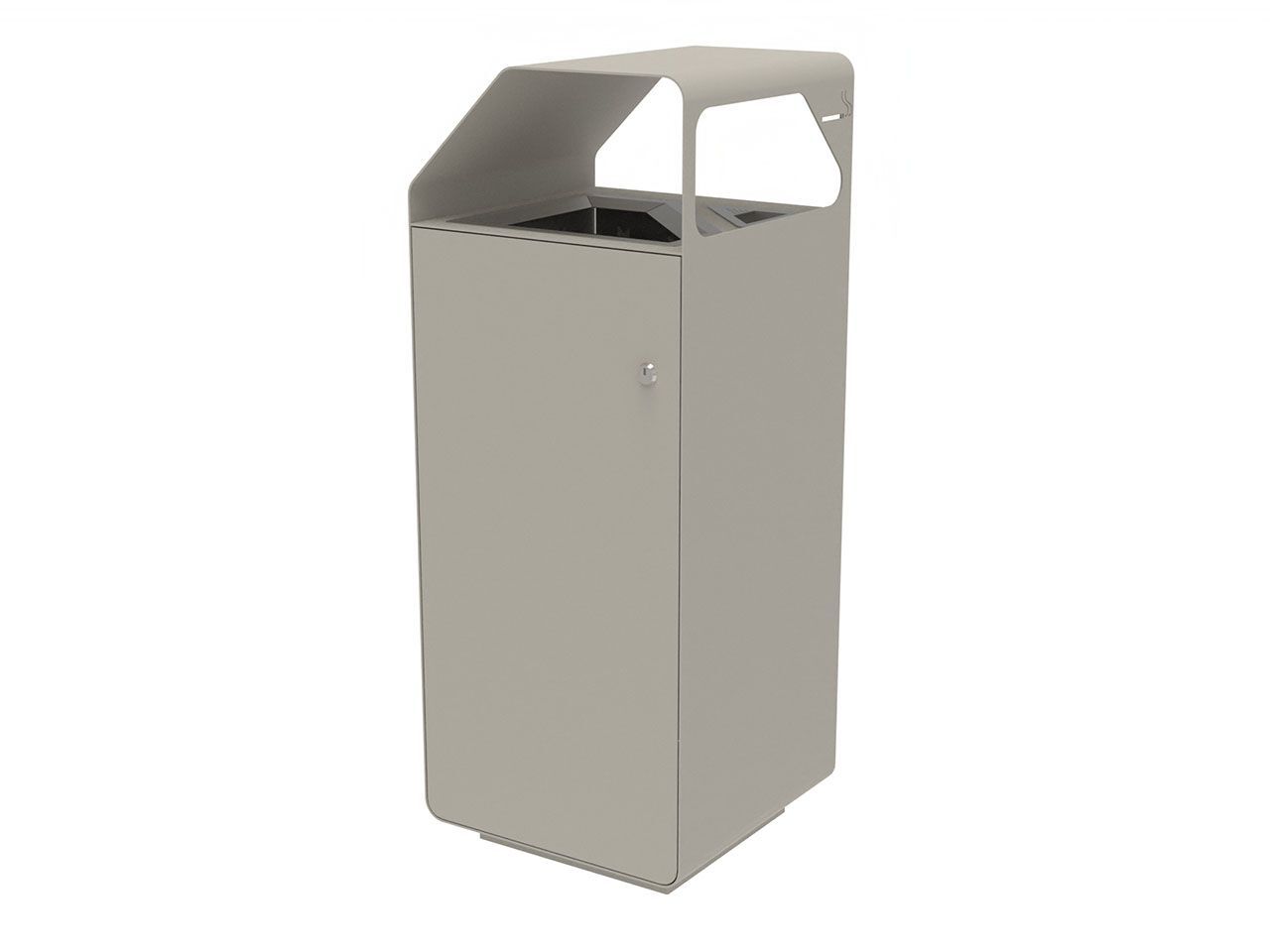 Держатель для мусора из листового металла с пепельницей Lazzari Майами ARCH-00129152 - Вид №4