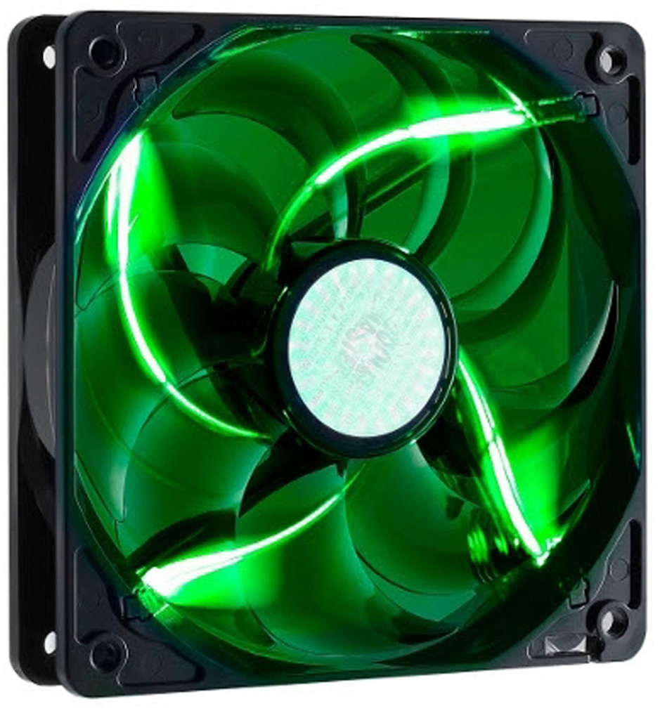 R4-L2R-20AG-R2 case cooler sickleflow 120 green (120x120x25, 2000 об/мин, 19dba, 3pin, 40pcs/box) Cooler Master Santreyd 