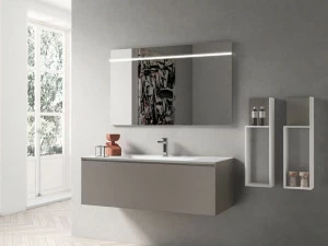 BMT Подвесная тумба под умывальник с ящиками Ikon Ik-06