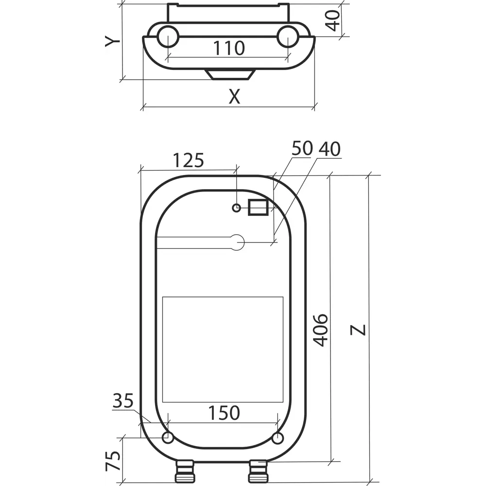 Проточный водонагреватель электрический Thermex Chief 8500 2110268.5 кВт серый STLM-2142453 - Вид №7