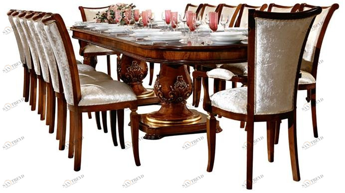 Barnini Oseo Раздвижной овальный деревянный стол Prestige 466, 467