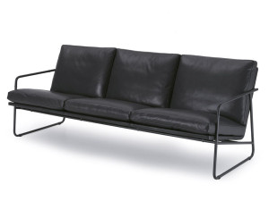 3-местный кожаный диван